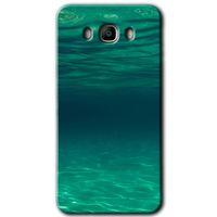 Samsung Galaxy J7 2016 HD Baskılı Kılıf + 9D Tam Ekran Koruyucu - Derin Deniz