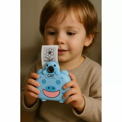 Kameralı Fotoğraf Yazıcısı Mavi Renk