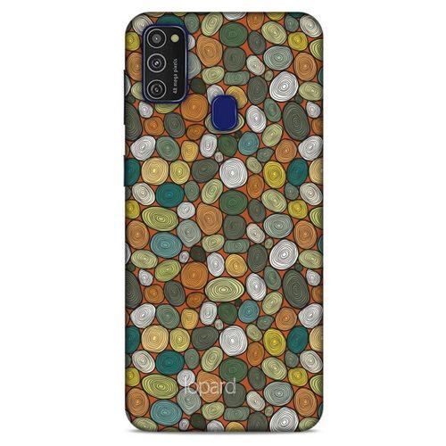 Samsung Galaxy M21 Kılıf Pastel Renkler (37) Silicone Cover Beyaz Açık Yeşil