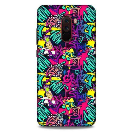 Graffitix (31) Desenli Silikon Kapak Xiaomi Pocophone F1 Kılıf