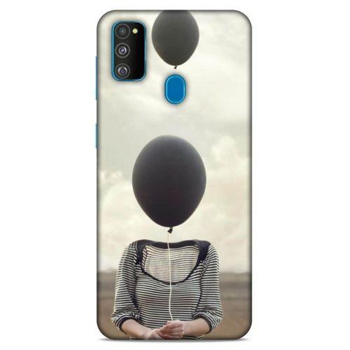 Lopard Samsung Galaxy M30s Uyumlu Kılıf Manipülasyon ☻ (30) Silicone Case Desenli