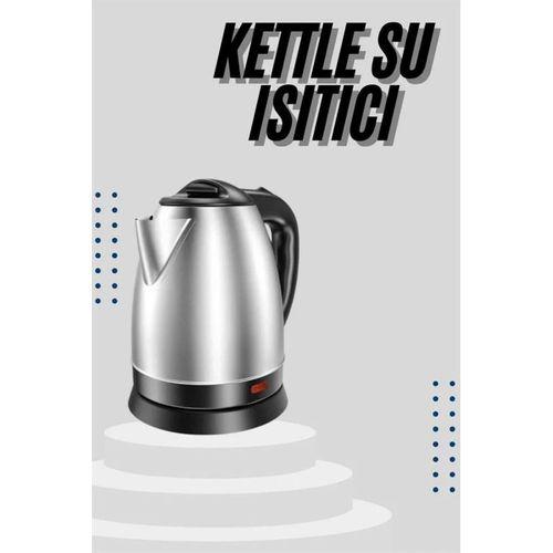 Kettle C F Tipi 220-240v Paslanmaz Çelik Elektrik Kablolu Otomatik Kapanma