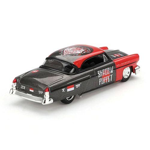 Eğitici Oyuncak Mini GT 1/64 Lincoln Capri Hot Rod 1954 "Shadow Puppet" MINI GT x MIZU Diecast