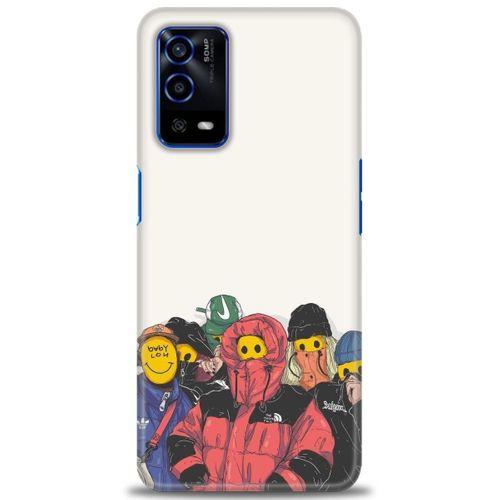 Oppo A55 Kılıf HD Baskılı Kılıf - Adamlar + Tam Ekran Koruyucu