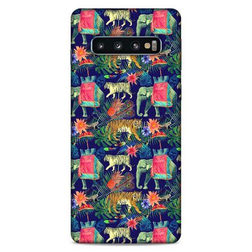Lopard Samsung Galaxy S10 Uyumlu Kılıf Manipülasyon ☻ (4) Koruma Kılıfı Desenli