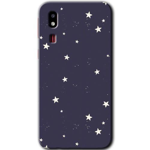 Potkal Hediye Fabrikası Samsung Galaxy A2 Core Kılıf HD Desen Baskılı Arka Kapak - Gökyüzü Yıldız