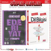 Edebiyat Sokağı AYT Edebiyat ve AKM Dil Bilgisi Soru Bankası Seti 2 Kitap