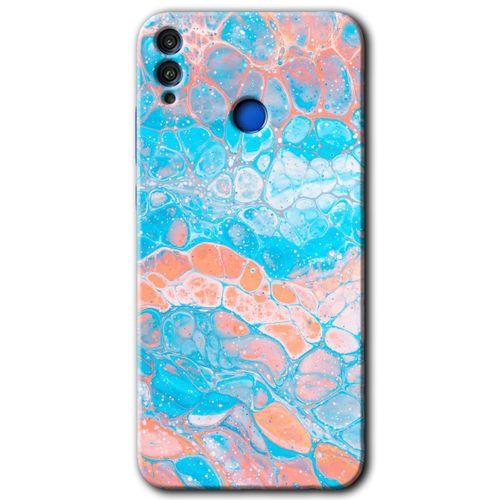Honor 8x HD Baskılı Kılıf + 9D Tam Ekran Koruyucu - Bubbles 1