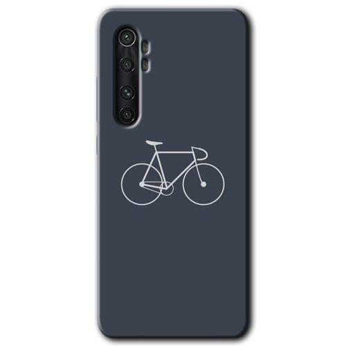 Potkal Hediye Fabrikası Xiaomi Mi Note 10 Lite Kılıf HD Desen Baskılı Arka Kapak - Bike