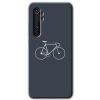 Potkal Hediye Fabrikası Xiaomi Mi Note 10 Lite Kılıf HD Desen Baskılı Arka Kapak - Bike