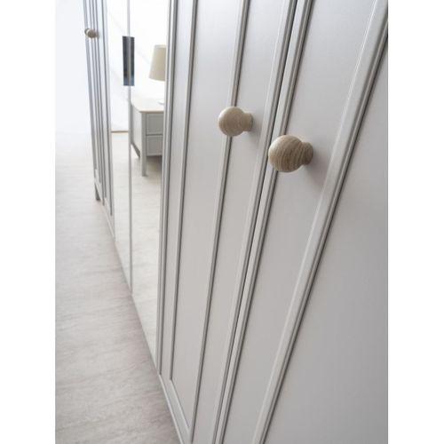 Yakamoz 6 Kapaklı Aynalı Elbise Dolabı Gardrop 253x64x213