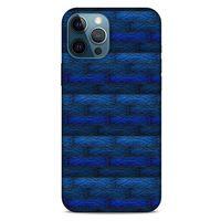 Apple iPhone 12 Pro Max Kılıf Patchwork (43) Thin Fit Kılıf Mavi Tonları