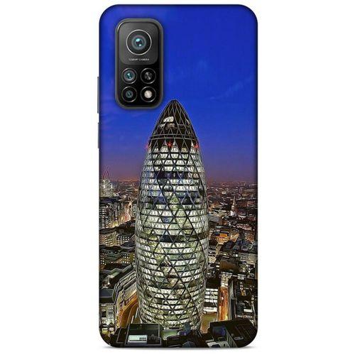 Xiaomi Mi 10T Pro 5G Kılıf Dünya Mimarisi (34) Slim Armor Kılıf Mary Axe Londra