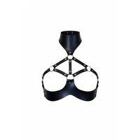 Siyah Kadın Kemer Yüksek Yaka Metal Halka Detaylı - Brf1237