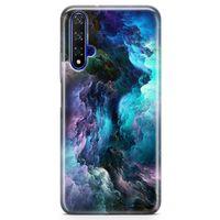 Honor View 20 Kılıf Renk Kasırgası Arka Kapak Koruma Desenli Full Koruyucu