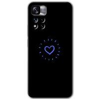 Redmi Note 11 Pro Plus 5G Kılıf HD Desen Baskılı Arka Kapak - Heart Strokes + Kırılmaz Cam