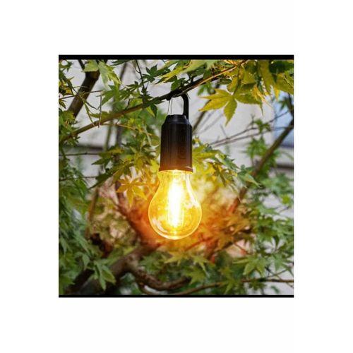 Taşınabilir Şarjlı Led Ampül Outdoor Kamp Bahçe Lambası 10w Askılı Kırılmaz Led Işık