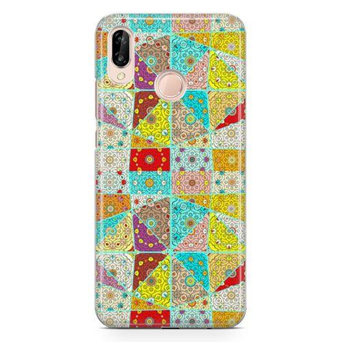 Huawei P20 Lite Kılıf Teferruat Arka Kapak Koruma Desenli Full Koruyucu