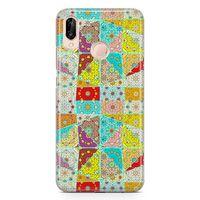 Huawei P20 Lite Kılıf Teferruat Arka Kapak Koruma Desenli Full Koruyucu