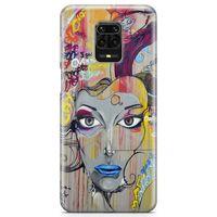 Xiaomi Redmi Note 9 Pro Kılıf Grafiti Posion Arka Kapak Koruma Desenli Full Koruyucu