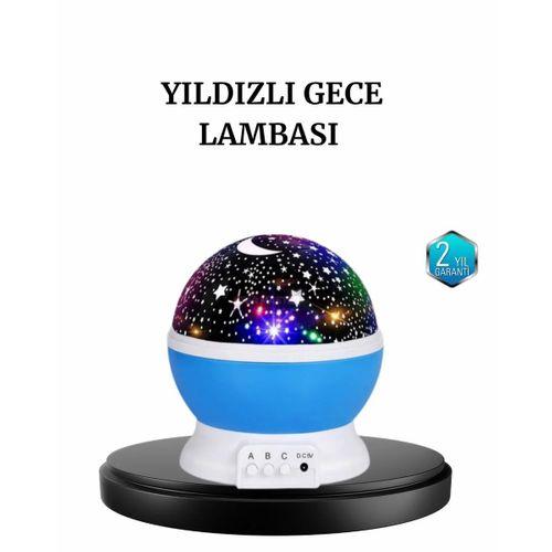 Renkli Led Gece Lambası 6 Işık Modlu Çocuk Odası Atmosfer Aydınlatma