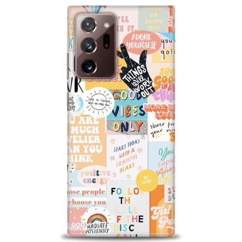 Samsung Galaxy Note 20 Ultra Kılıf HD Baskılı Kılıf - Follow + Tam Ekran Koruyucu