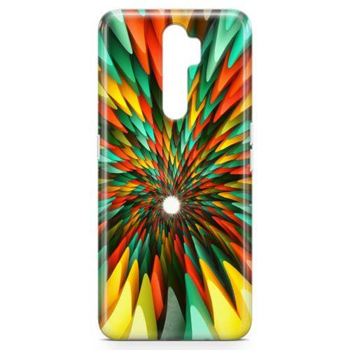 Oppo A9 2020 Kılıf Derin Kuyu Arka Kapak Koruma Desenli Full Koruyucu