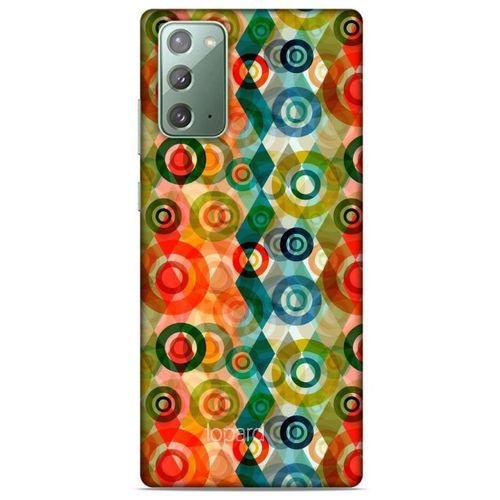 Samsung Galaxy Note 20 Kılıf Pastel Renkler (31) TPU Kılıf Kırmızı Yeşil