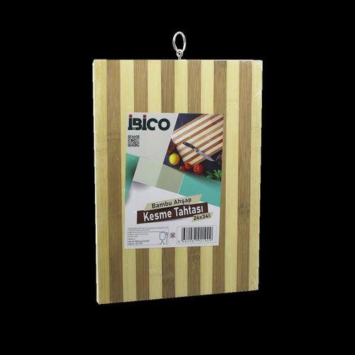 Bambu Kesme Tahtası 24x34x1.3 cm - Metal Kulplu