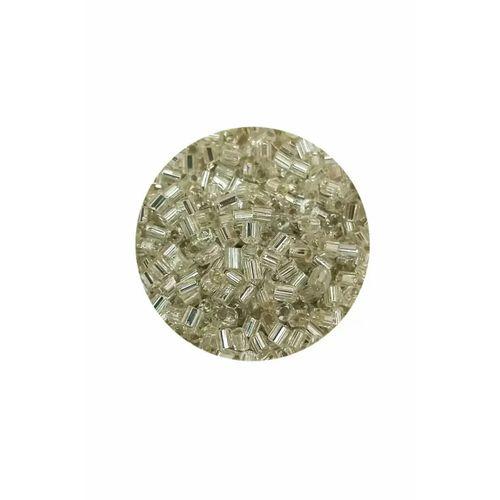 Kesme Cam Boncuk 2mm - 60 Gram - Şeffaf Gümüş - BNC378