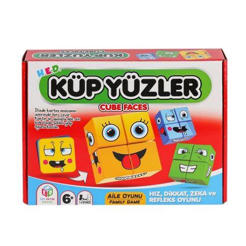Küp Yüzler Eğitici Oyunu, Çocuklar İçin Yüz Tanıma, Hafıza Geliştiren Oyun Seti
