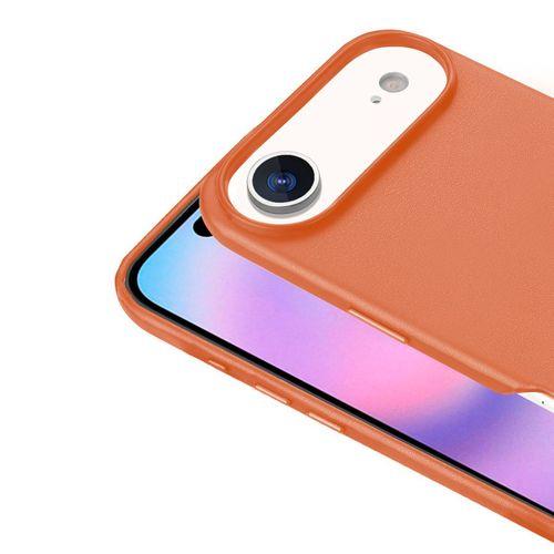 Apple iPhone 17 Air Kılıf M-safe Şarj Özellikli PU Deri Görünümlü Zore Kupra Kapak