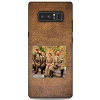 Samsung Galaxy Note 8 Kılıf Atatürk (25) Antişok Kapak Kahve Kumlar