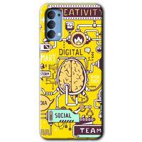 MRCİLETİSİM Oppo Reno 4 Kılıf Baskılı Kapak - Smart 2 + 5D Tam Kaplayan Cam