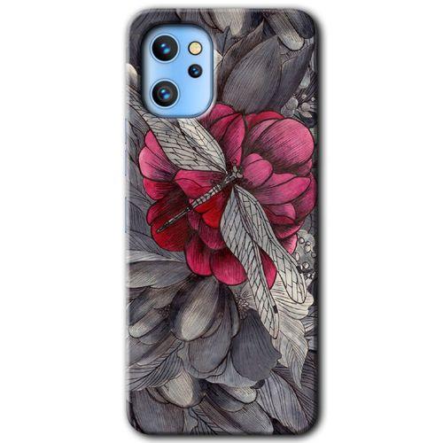 Reeder S19 Max Pro Kılıf HD Desen Baskılı Arka Kapak - kelebek Ömrü