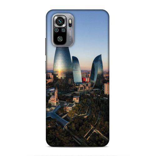 Xiaomi Redmi Note 10S Uyumlu Kılıf Azarbaijan (32) Soft Silikon Kılıf Azerbaycan Kuleleri