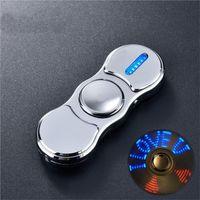 Stres Çarklı Işıklı Usb Şarjlı Tesla Çakmak Gümüş