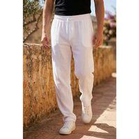 Hafif ve Rahat Müslin Baggy Erkek Pantolon - Beyaz
