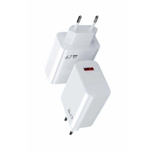 67w Hızlı Şarj Yüksek Voltaj Korumalı Type C Şarj Adaptörü
