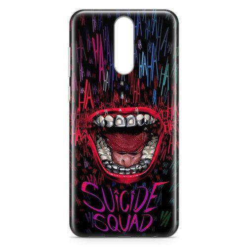 Huawei Mate 10 Lite Kılıf Suicide Squad Arka Kapak Koruma Desenli Full Koruyucu