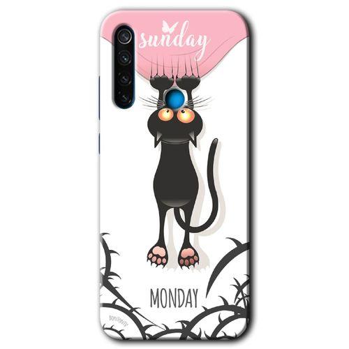 Potkal Hediye Fabrikası Xiaomi Redmi Note 8T Kılıf HD Desen Baskılı Arka Kapak - Dark Sunday
