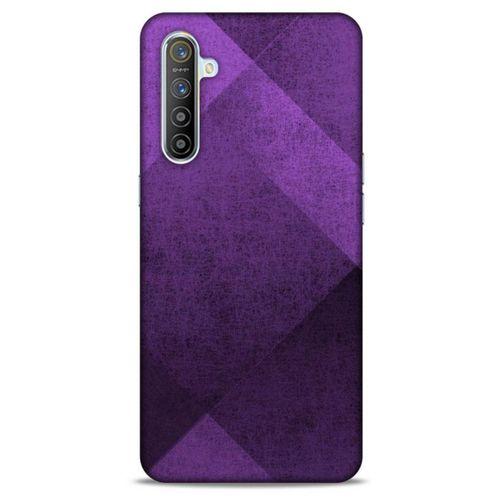 Realme XT Uyumlu Kılıf Mor Delisi (16) Kalın Kılıf Üçgen