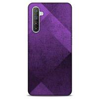 Realme XT Uyumlu Kılıf Mor Delisi (16) Kalın Kılıf Üçgen