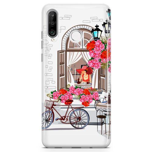 Huawei P30 Lite Kılıf Bisiklet Arka Kapak Koruma Desenli Full Koruyucu