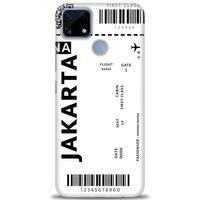 Realme C25 Kılıf HD Baskılı Kılıf - Jakarta + Tam Ekran Koruyucu