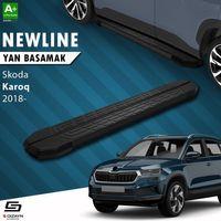 S-Dizayn Skoda Karoq NewLine Siyah Yan Basamak 173 Cm 2018 Üzeri A+ Kalite