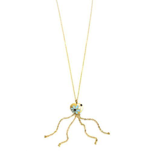 Zincirli Kalp Kolye - Altın