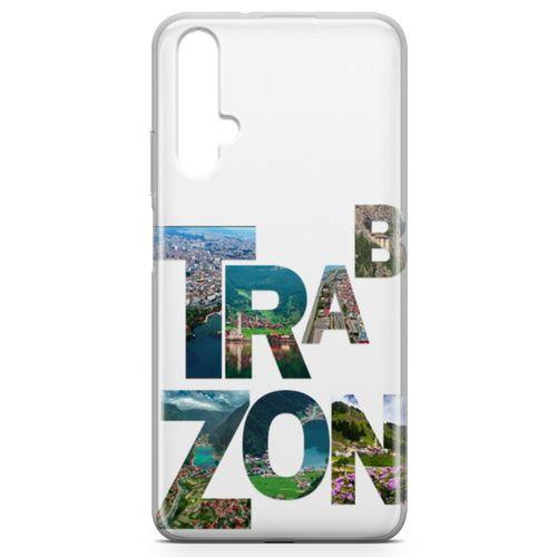 Honor View 20 Kılıf Trabzon Gezi Arka Kapak Koruma Desenli Full Koruyucu