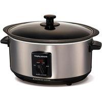Morphy Richards Slow Cooker 48701 in Paslanmaz çelik mat, 3,5 l