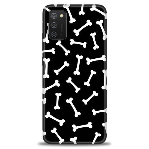 Samsung Galaxy A03S Kılıf HD Baskılı Kılıf - Kemikler + Tam Ekran Koruyucu